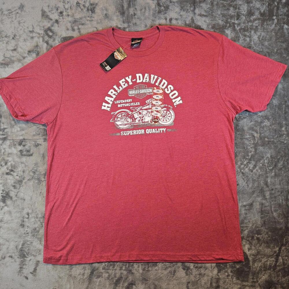 Harley Davidson Mens 3XL Boswell Honky Tonk Nashville 2 Sided NWT